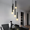 eglo cortenova black metal 5 light ceiling pendant