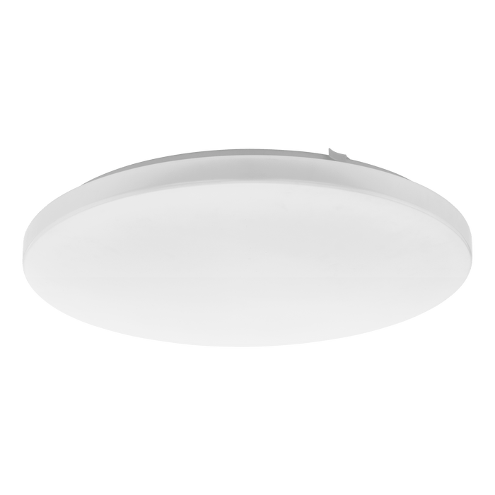 eglo frania led white round ceiling flush 43cm