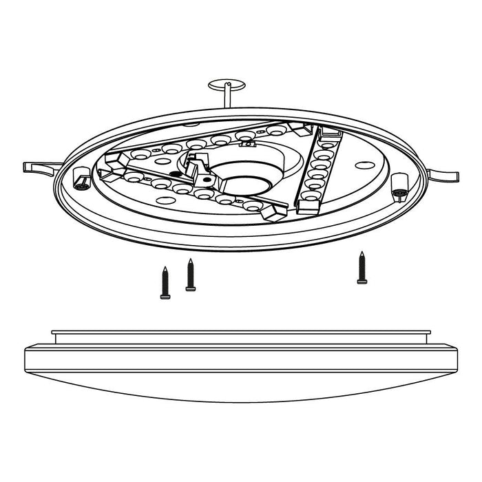 eglo frania s round white led flush ceiling light 28cm kitchen lighting