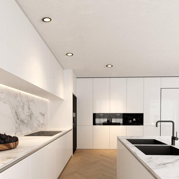 eglo fueva 5 black led recessed ceiling light 16 6cm