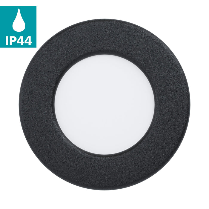 eglo fueva 5 black led recessed bathroom ceiling light ip44 1 kitchen lighting
