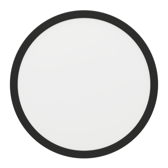 eglo fueva 5 led black flush ceiling light 28 5cm living room close up