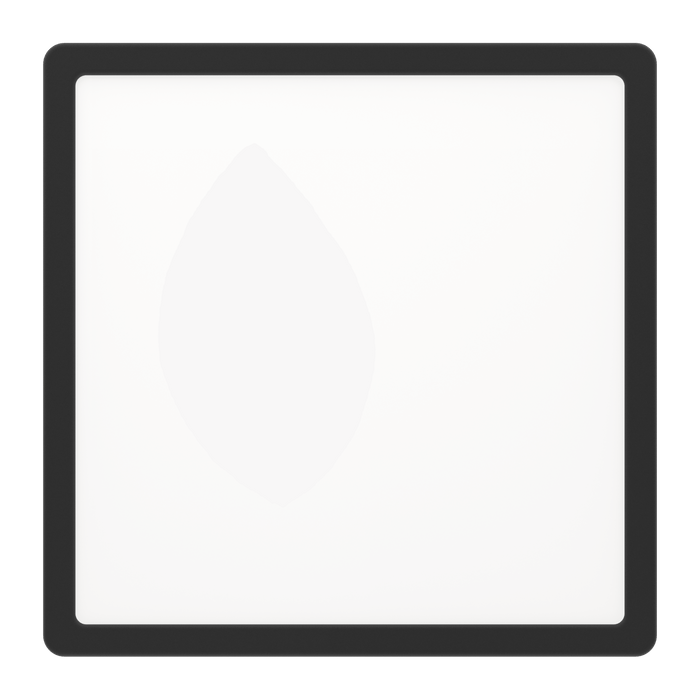 eglo fueva 5 led black square bathroom flush ip44 Hallway Lighting Close up