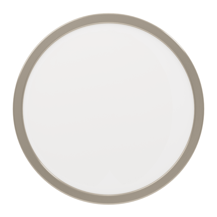 eglo fueva 5 led nickel flush cool white ceiling light 28 5cm living room close up