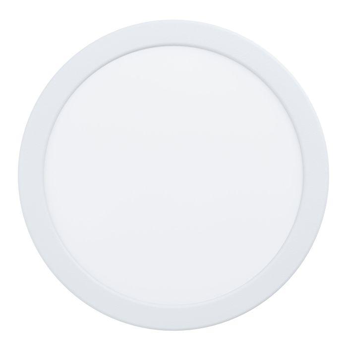 eglo fueva 5 led white flush cool white ceiling light 21cm living room close up