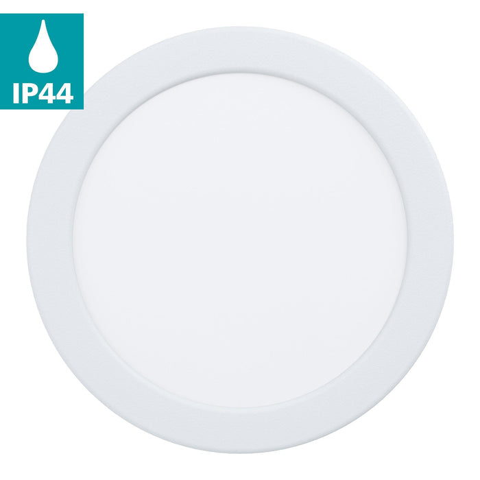 eglo fueva 5 white led cool white recessed light 16 6cm living room close up