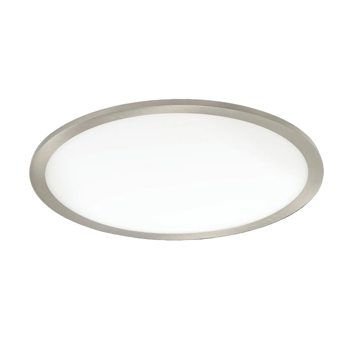 eglo fueva flex nickel led recessed ceiling light warm white living room image