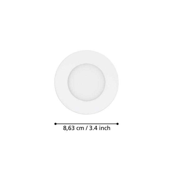 eglo fueva z set of 3 white smart led recessed ceiling lights Kitchen Lighting Close Up