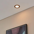 eglo fueva z smart led black recessed ceiling light 1