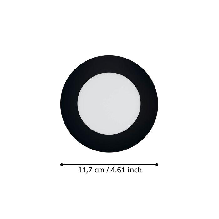 eglo fueva z smart led black recessed ceiling light 1 Kitchen Lighting Close Up