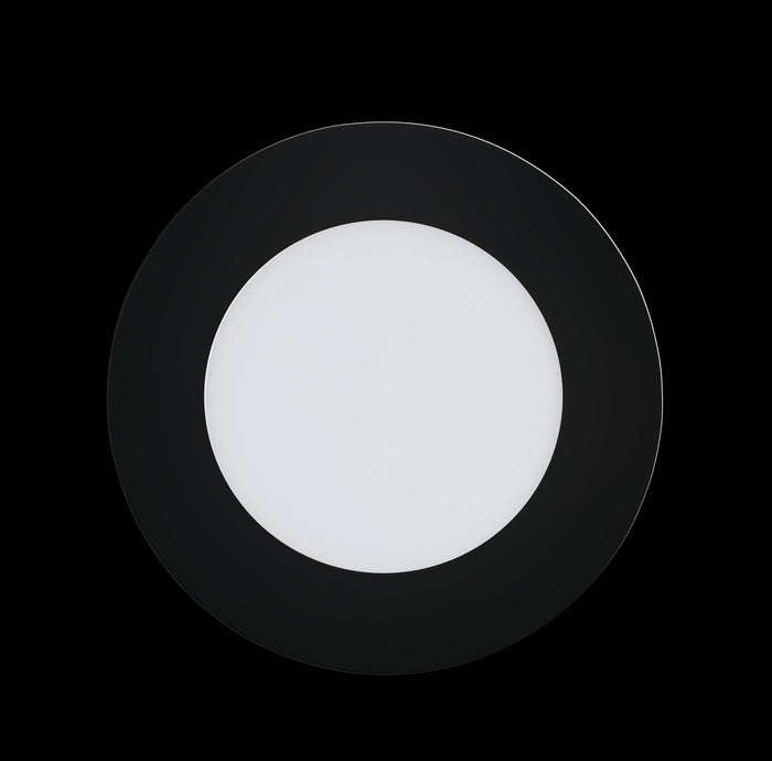 eglo fueva z smart led black recessed ceiling light 1 living room close up