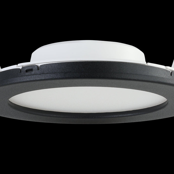 eglo fueva z smart led black recessed ceiling light 1 hallway lighting