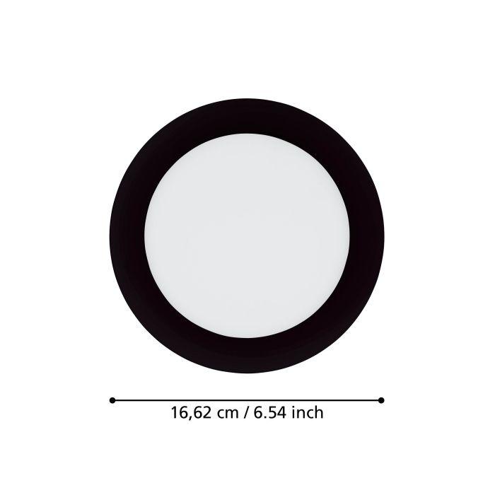 eglo fueva z smart led black recessed light 16 5cm Kitchen Lighting Close Up