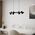 eglo gatuela 1 adjustable black metal 4 light pendant