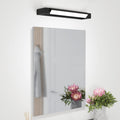 eglo gemiliana ip44 led black bathroom wall light 45cm
