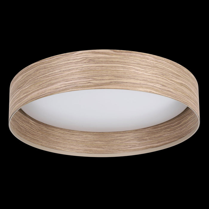eglo luppineria sandy white wood flush ceiling light 38cm living room image