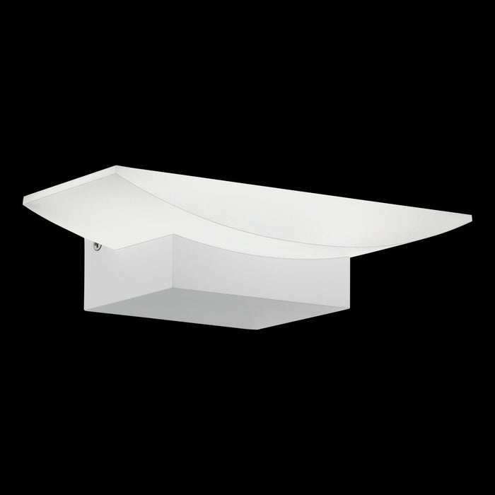 eglo metrass white led wall light living room image