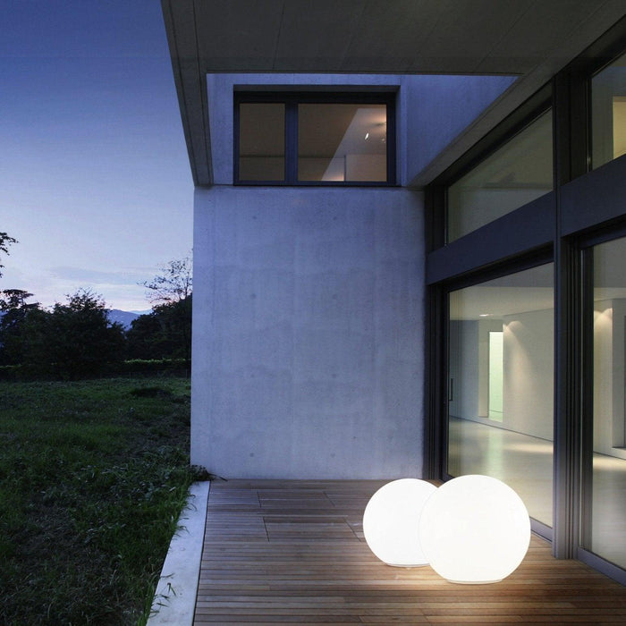 eglo monterolo ip65 outdoor 30cm plastic globe floor lamp