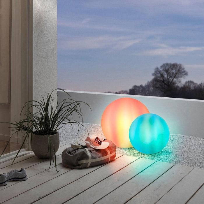 eglo monterolo ip65 outdoor 39cm plastic globe floor lamp living room image