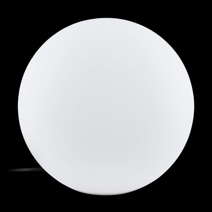 eglo monterolo ip65 outdoor 39cm plastic globe floor lamp living room close up