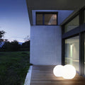 eglo monterolo ip65 outdoor 50cm plastic globe floor lamp