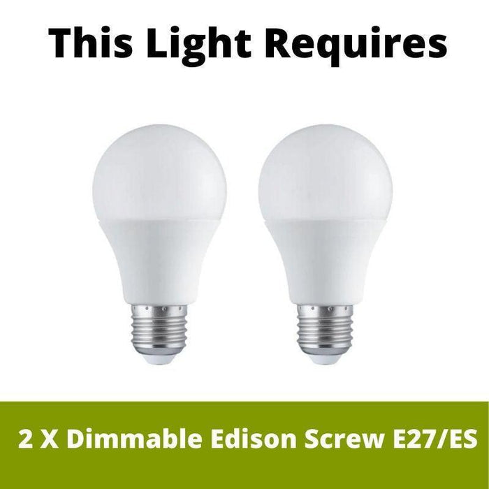 Eglo Optica White Round Opal Glass & Nickel Pendant - 45cm requires 1 x Edison Screw E27/ES bulbs
