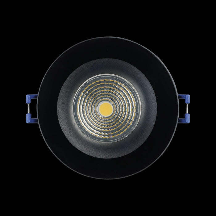 eglo salabate black led recessed ceiling light cool white Kitchen Lighting Close Up