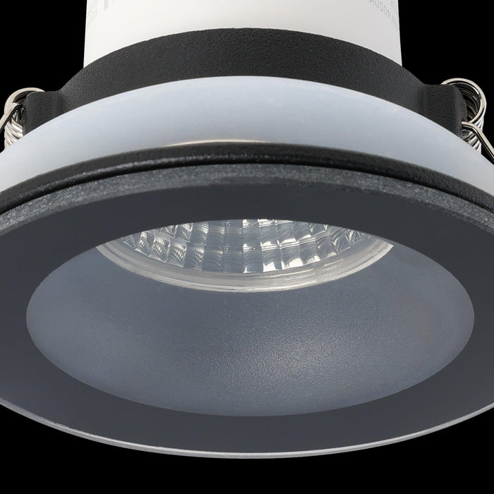eglo salabate black led recessed ceiling light cool white hallway lighting
