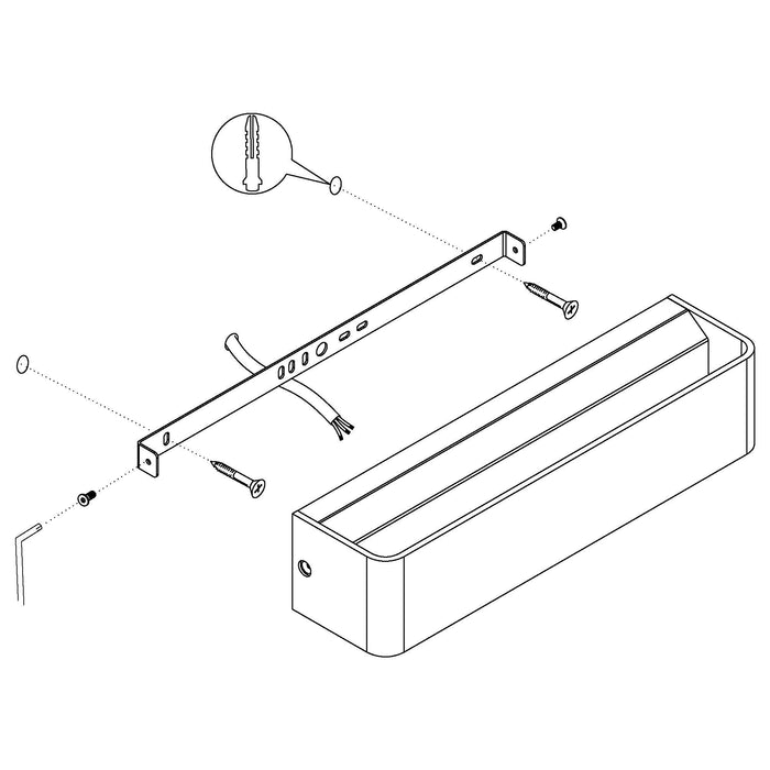 eglo sania 4 white modern led wall light living room close up