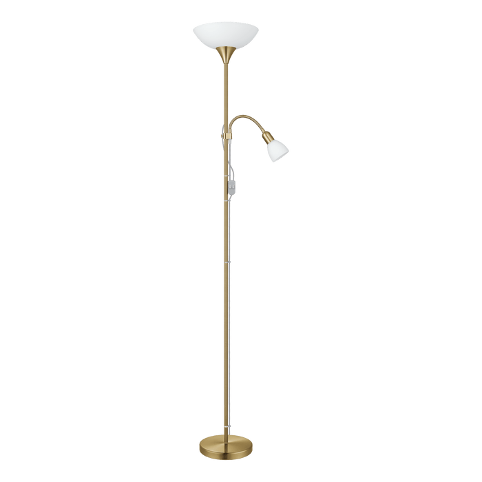 eglo up 2 bronze mother child floor lamp