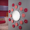 eglo viki 1 pink flour design flush ceiling light