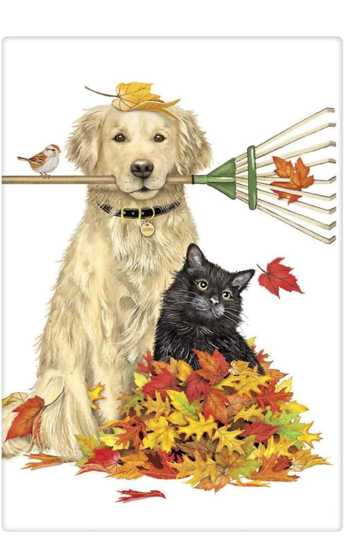 Fall Pets Towel