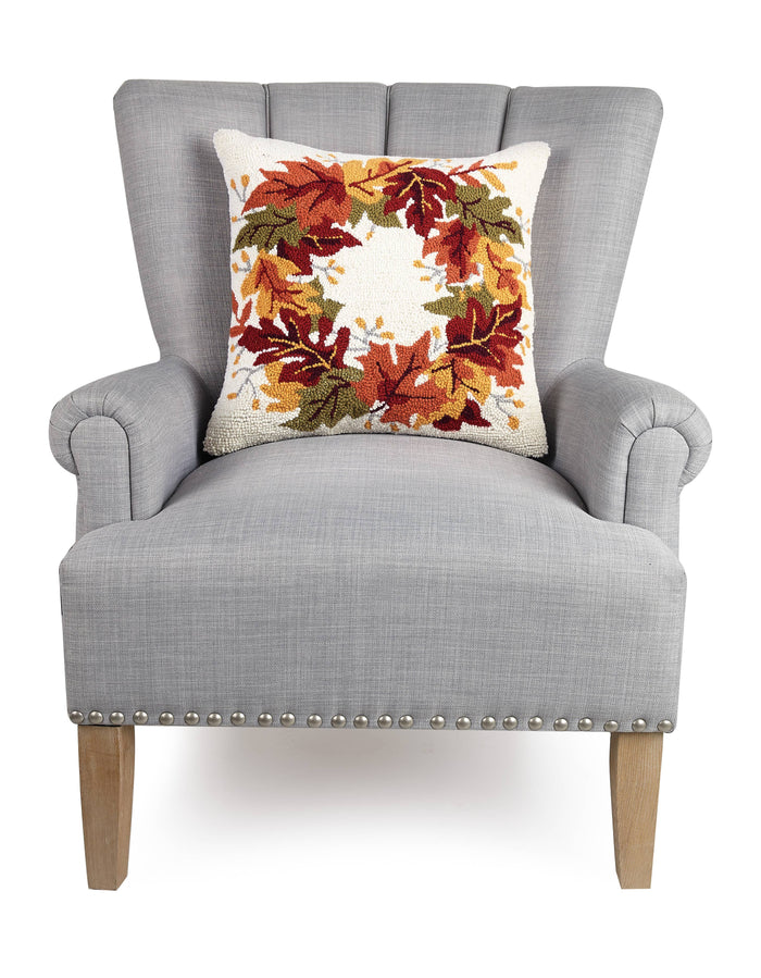Fall Wreath Hook Pillow