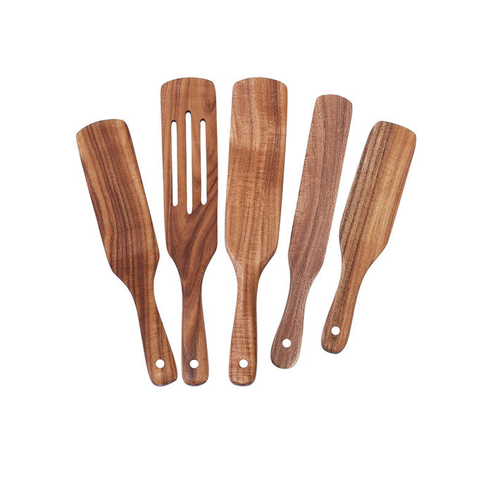 Five-Piece Wooden Cooking Utensil Set – Five piece set