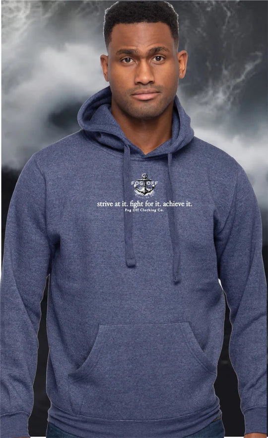 Fog Off Strive For It Logo Hoodie