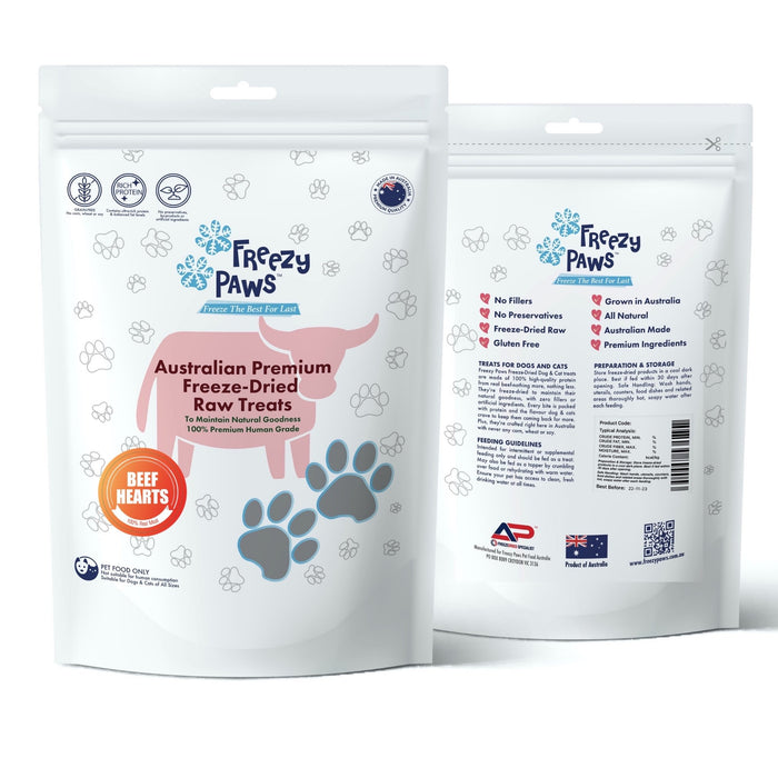 Freeze Dried Beef Heart 100g