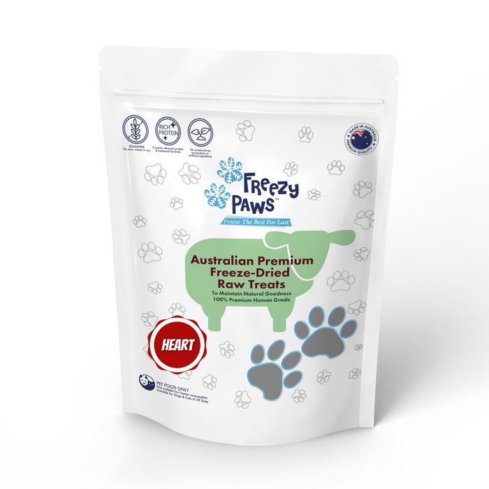 Freezy Paws Freeze Dried Lamb Heart 100g