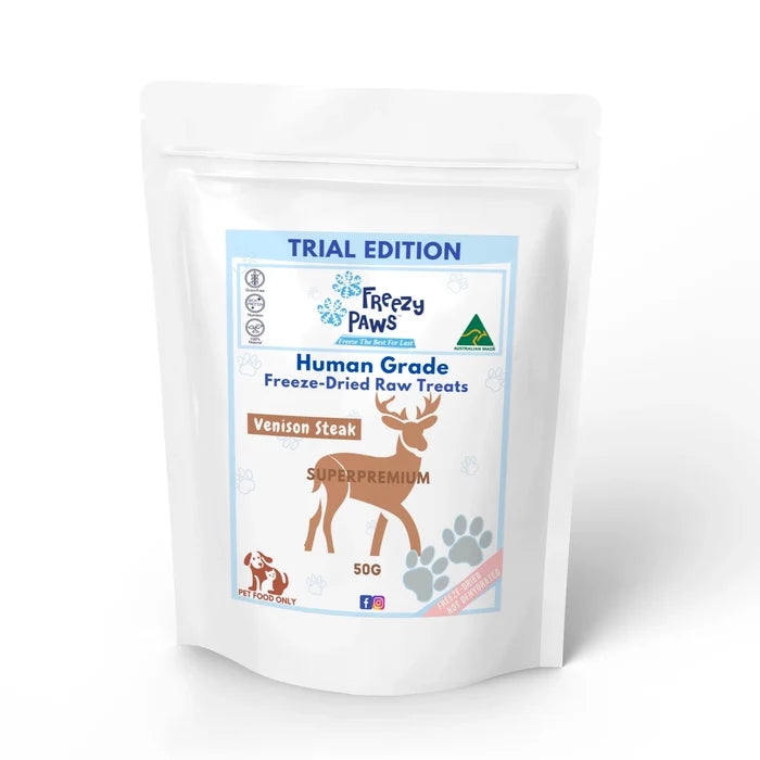 Freezy Paws Freeze-Dried Venison Steak 70g
