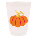 Frost Cups - Pumpkin - 8ct: BPA-Free Plastic / 16 oz, 4.5" h