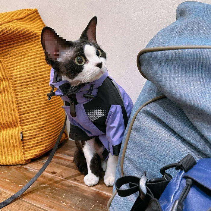 FurryFace Pet Puffer Windbreaker for Pets