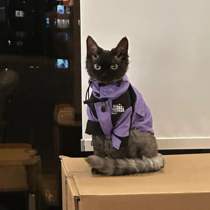FurryFace Pet Puffer Windbreaker for Pets