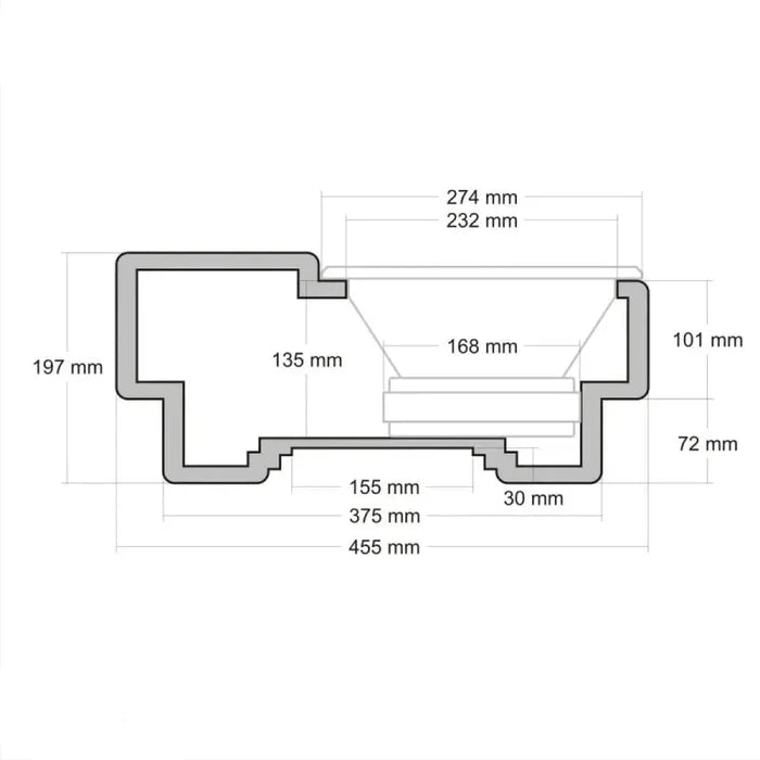 Masori-G10-15RRM-IN-18 Zoll-10" (25cm) Subwoofergehäuse-masori-kaufen