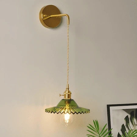 Glass Stone Wall Sconce — product view 1