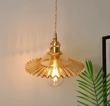 Gold Glass Stone Wall Sconce — product view 3