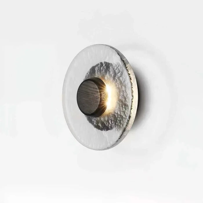 Black Glass Wall Sconce — product view 1