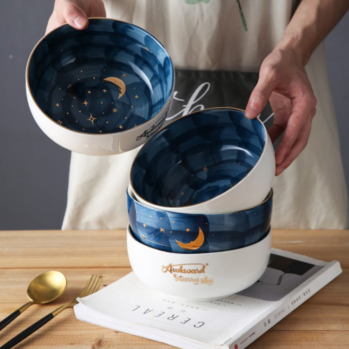 Gold-Trimmed Fruit Bowls – G