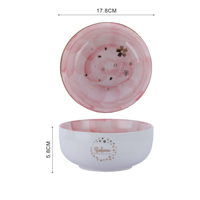 Gold-Trimmed Fruit Bowls – E