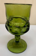 Green Avocado King Thumbprint Dinner Glass