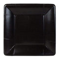 Grosgrain Border Black Square Salad/Dessert Plates