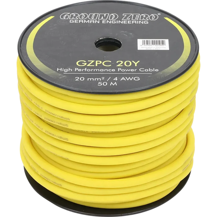 Ground Zero-GZPC 20B/GZPC 20Y Meterware-20mm² Stromkabel-masori-kaufen